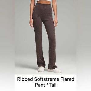 Lululemon Ribbed Softstreme Flared Pant - Tall